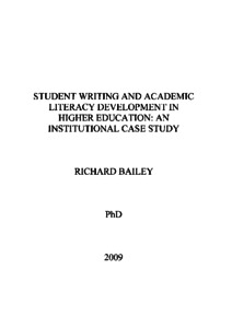 Phd thesis on literacy